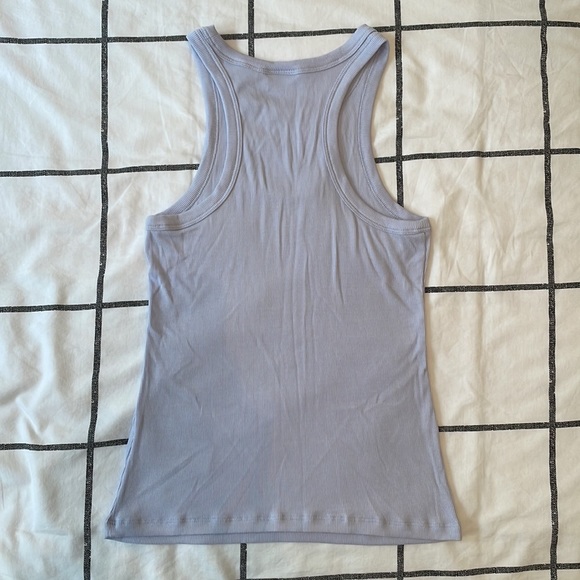 Aritzia Sunday Best Honor Hip Tank in Dusky Blue, Size S - Picture 4 of 7